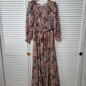 Paisley Floral Maxi Dress